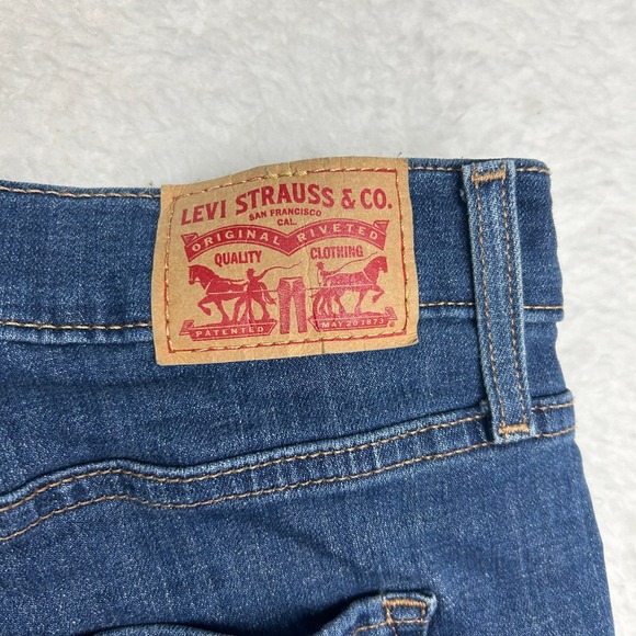 Levi's 311 Womens Jeans 32 Blue Denim Shaping Skinny Mid Rise Stretch Medium - Picture 10 of 14